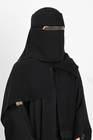 Haraer Double Elastic Flap Niqab S/M/L