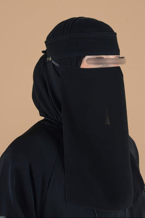 Haraer Long Slant Elastic Niqab