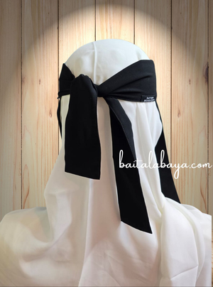 Bedoon Essm Niqab Wide Tie Backs