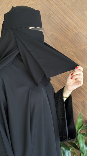 Bedoon Essm EATING Niqab Long