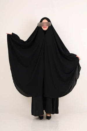 Sharqiaa Large Chiffon Khimar