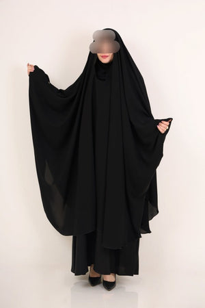Sharqiaa Large Closed Chiffon Khimar