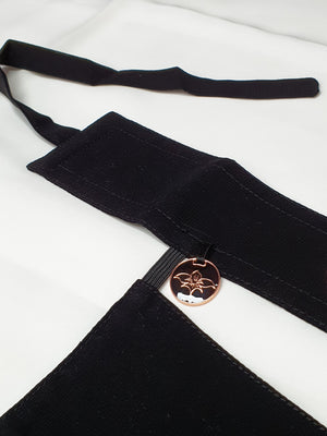 Extra Short Niqab with Round Logo - BAIT AL ABAYA