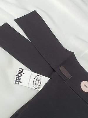 Short Logo Niqab with Velcro - BAIT AL ABAYA