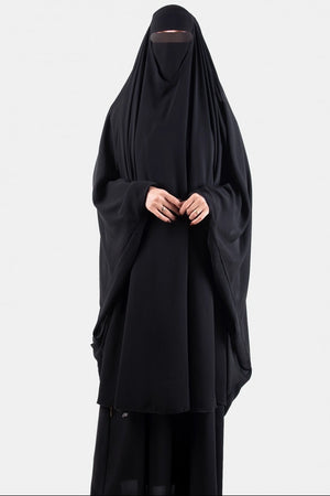 Shader Large Saudi Chiffon Khimar