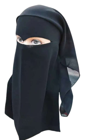 Sharqiaa Two Layer Niqab With V Shape