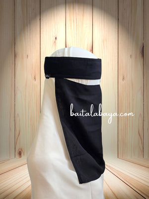 Bedoon Essm Velcro Elastic Niqab