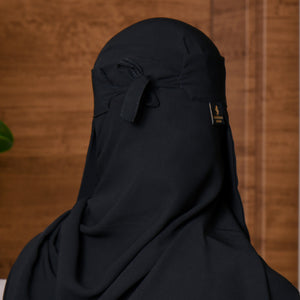 Hawraa Short Niqab With Stitched Sides