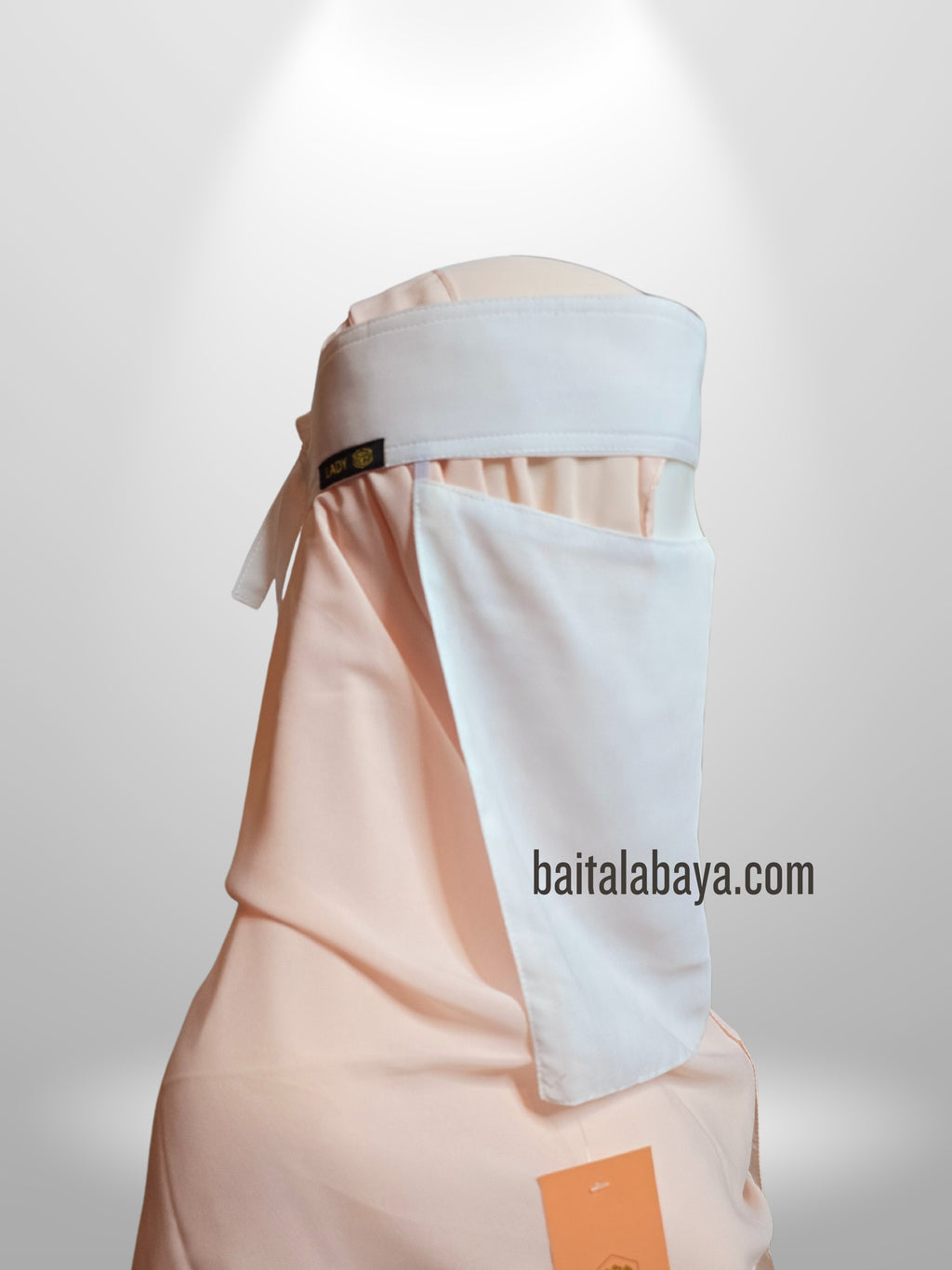 Lady Abaya Short White Niqab