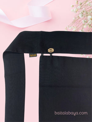 Sharqiaa Gold Logo English Signature Niqab