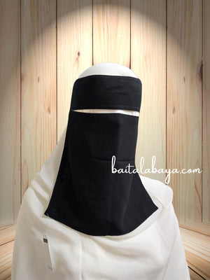 Bedoon Essm Niqab With Tie Back Charm