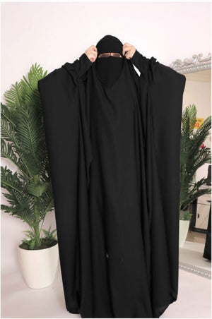 Quarter Sleeves Saudi Jilbab