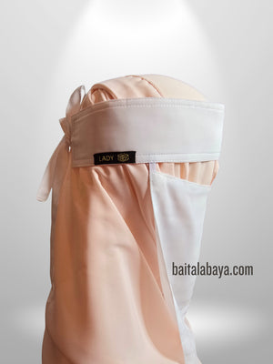 Lady Abaya Short White Niqab