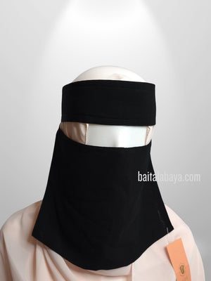 Lady Abaya Slant Elastic Saudi Niqab