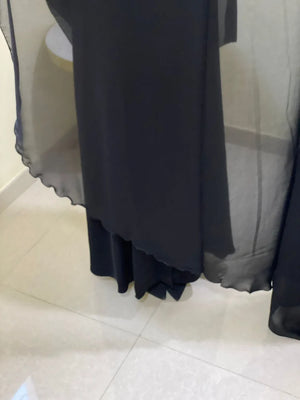 Helwa Abaya Large Kuwaiti Style Chiffon Khimar