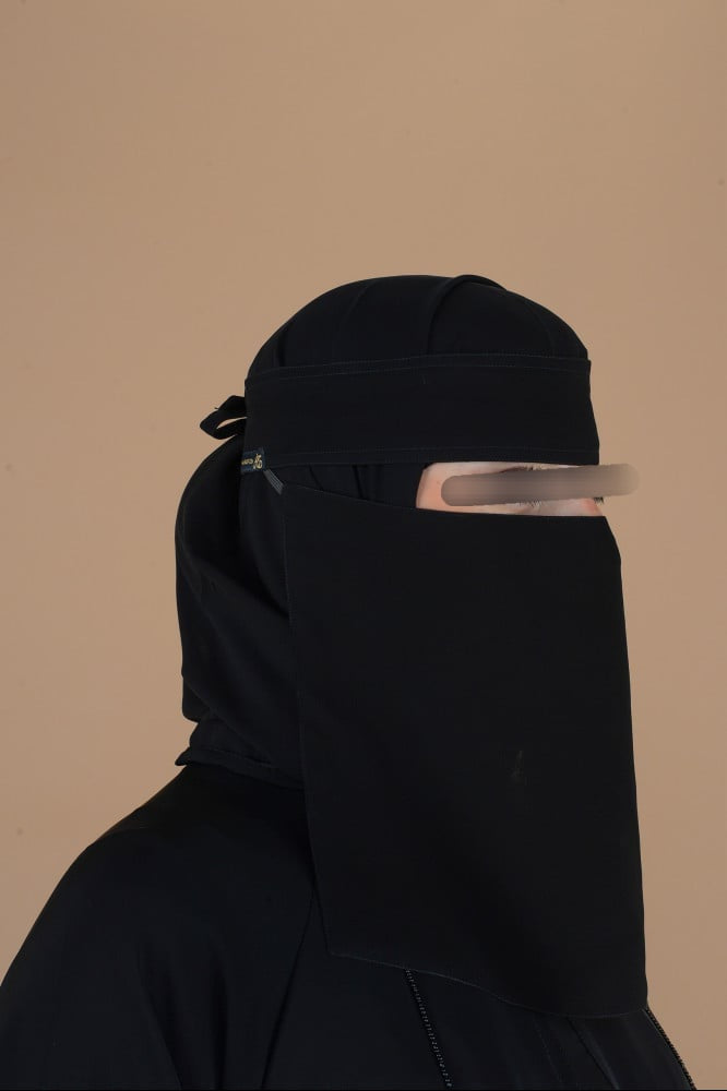 Haraer Medium Slant Elastic Niqab