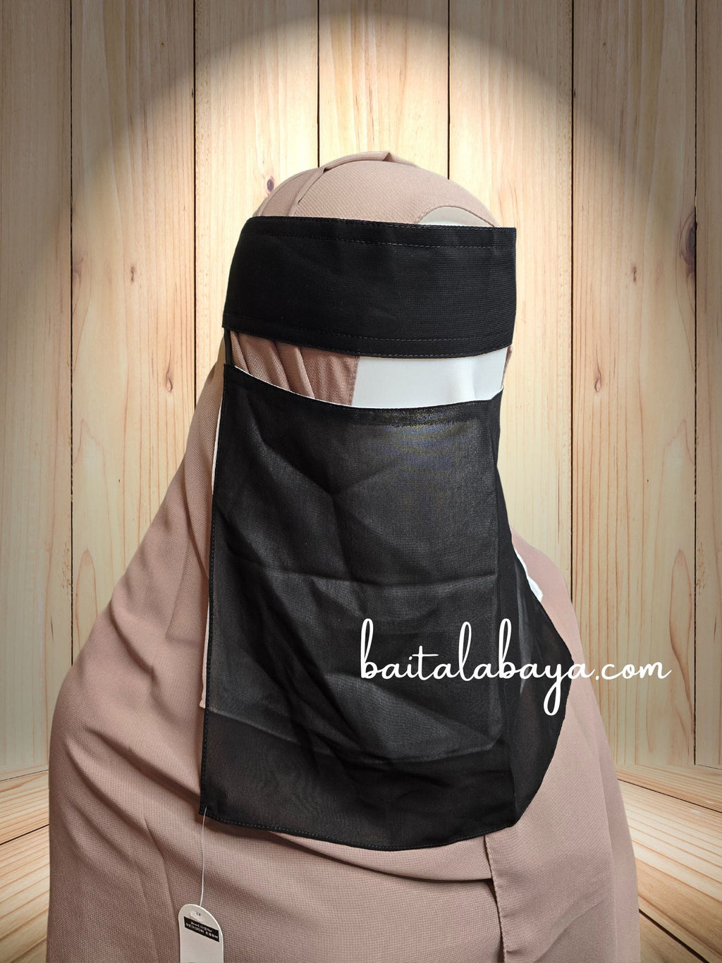 Bedoon Essm Slant Elastic Double Sided Niqab