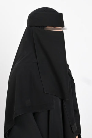 Haraer Velcro Single Elastic Flap Niqab S/M/L