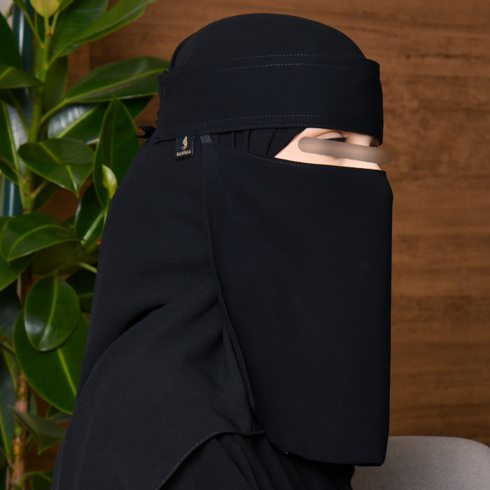 Hawraa Short Single Elastic Sides Niqab