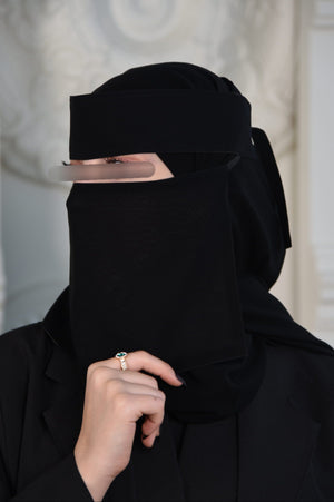 Double Sided Short Niqab
