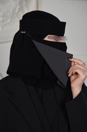 Double Sided Short Niqab