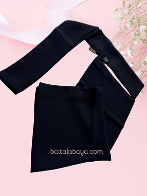 Sharqiaa Grey Logo Signature Niqab