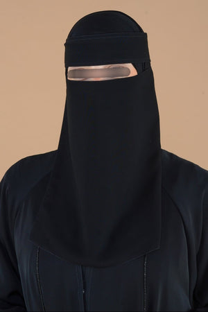 Haraer Long Slant Elastic Niqab