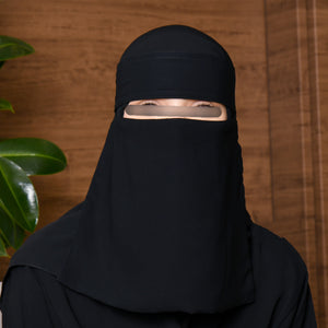 Hawraa Extra Short Single Elastic Sides Niqab