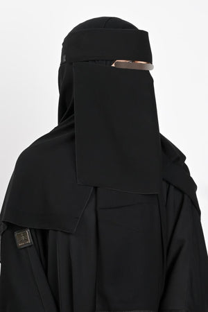Haraer Velcro Double Elastic Flap Niqab S/M/L