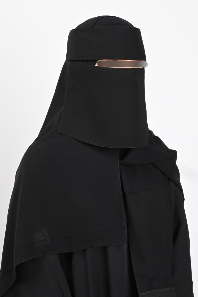 Haraer Single Elastic Flap Niqab S/M/L