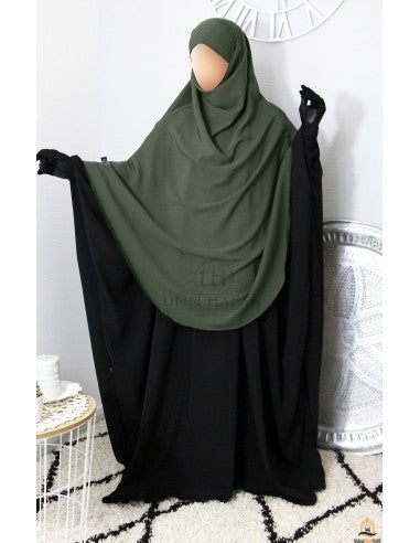 Khimar Hafsah - Olive