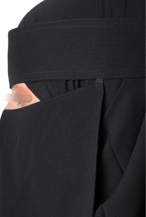 AL HIJAB Plain Elastic Sides Niqab