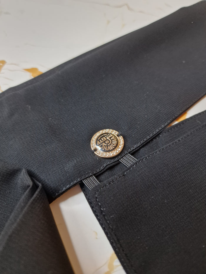 Sharqiaa Round English/Arabic Logo Signature Niqab