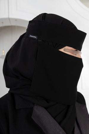 Short Plain Niqab