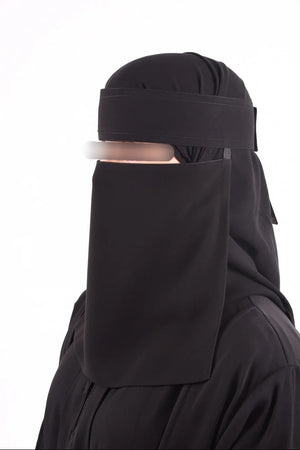 Shader Velcro Short Niqab