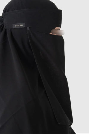 Shader Lined Elastic Niqab