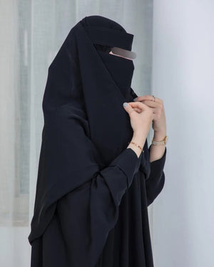 Laftah Overhead Hooded Saudi Jilbab Abaya