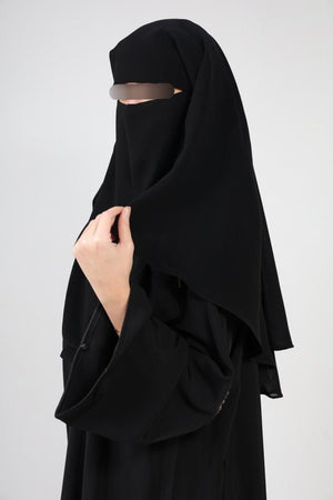Sharqiaa Three Layer Extra Large Niqab