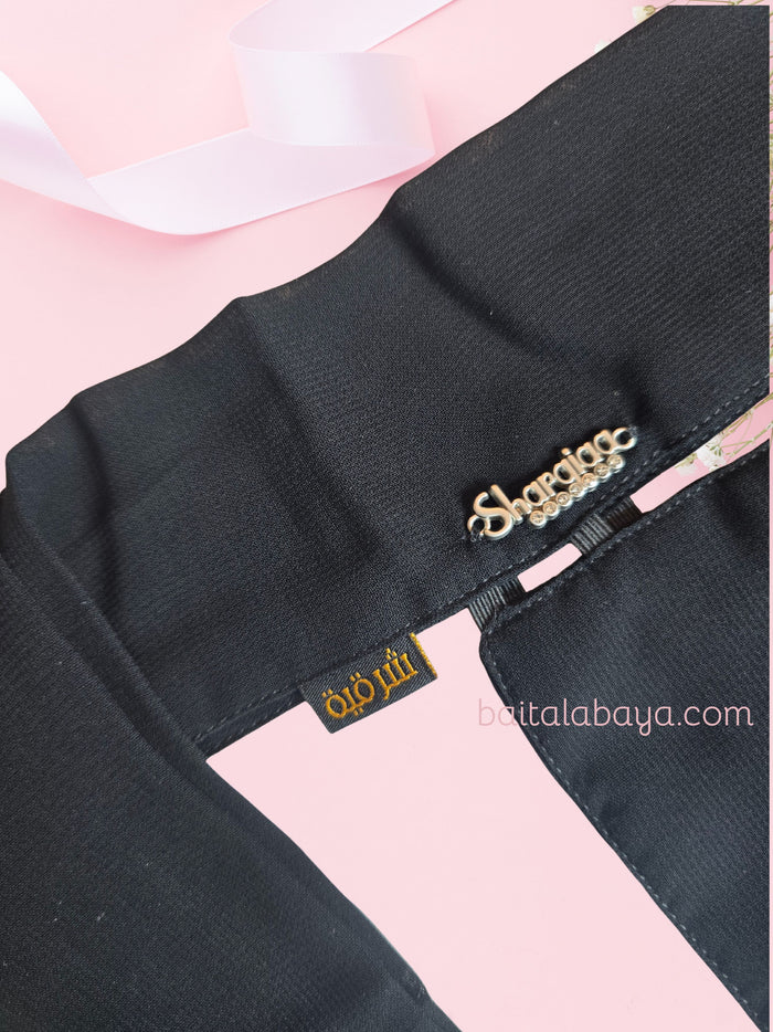 Sharqiaa Logo English Signature Short Niqab