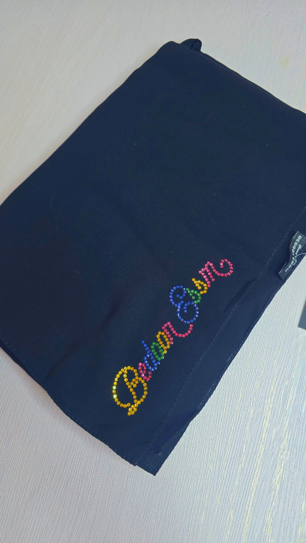 Bedoon Essm Shyla Shawl Hijab With Swarovski Signature