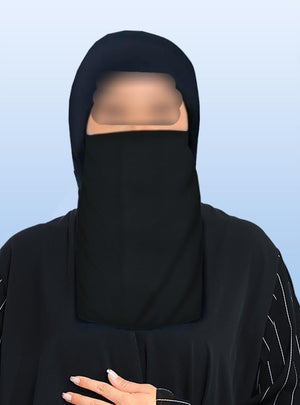 Bedoon Essm Tie Backs Half Niqabs