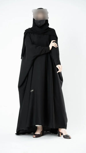Darlena Saudi Shoulder Jilbab Farasha Set