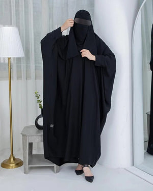 Laftah Overhead Hooded Saudi Jilbab Abaya