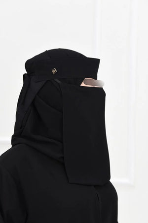 Laftah Long New Logo Elastic Niqab