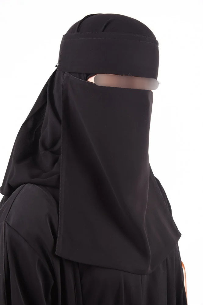 Shader Flap Long Elastic Niqab