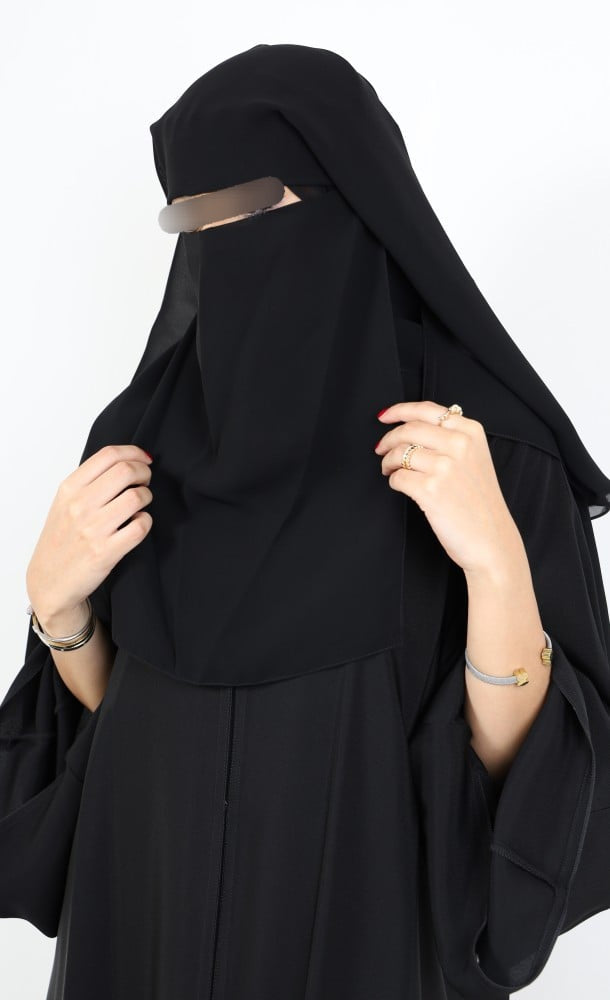 Sharqiaa Two Layer Extra Large Niqab