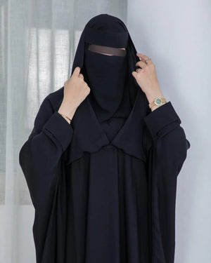 Laftah Overhead Hooded Saudi Jilbab Abaya