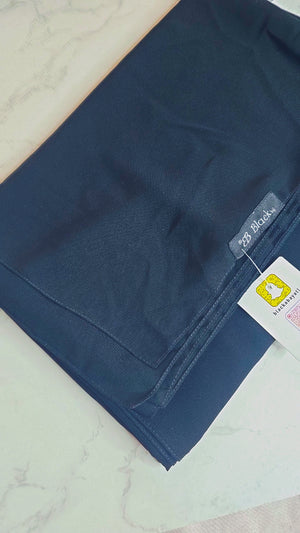 Black Extra Large Shyla Shawl Hijab 200cm x 250cm