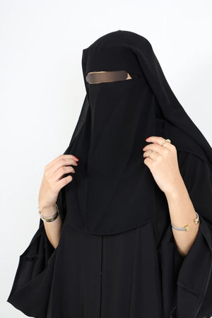 Sharqiaa Two Layer Extra Large Niqab