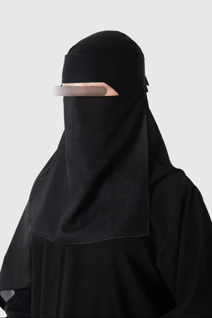 Shader Lined Elastic Niqab